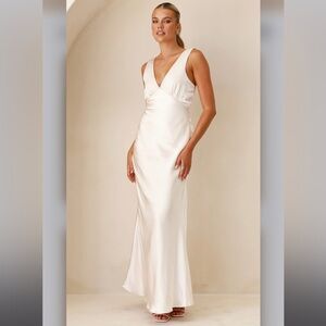 Billy J Sofia Maxi Dress in Champgane - AUS size 6/US size 2
